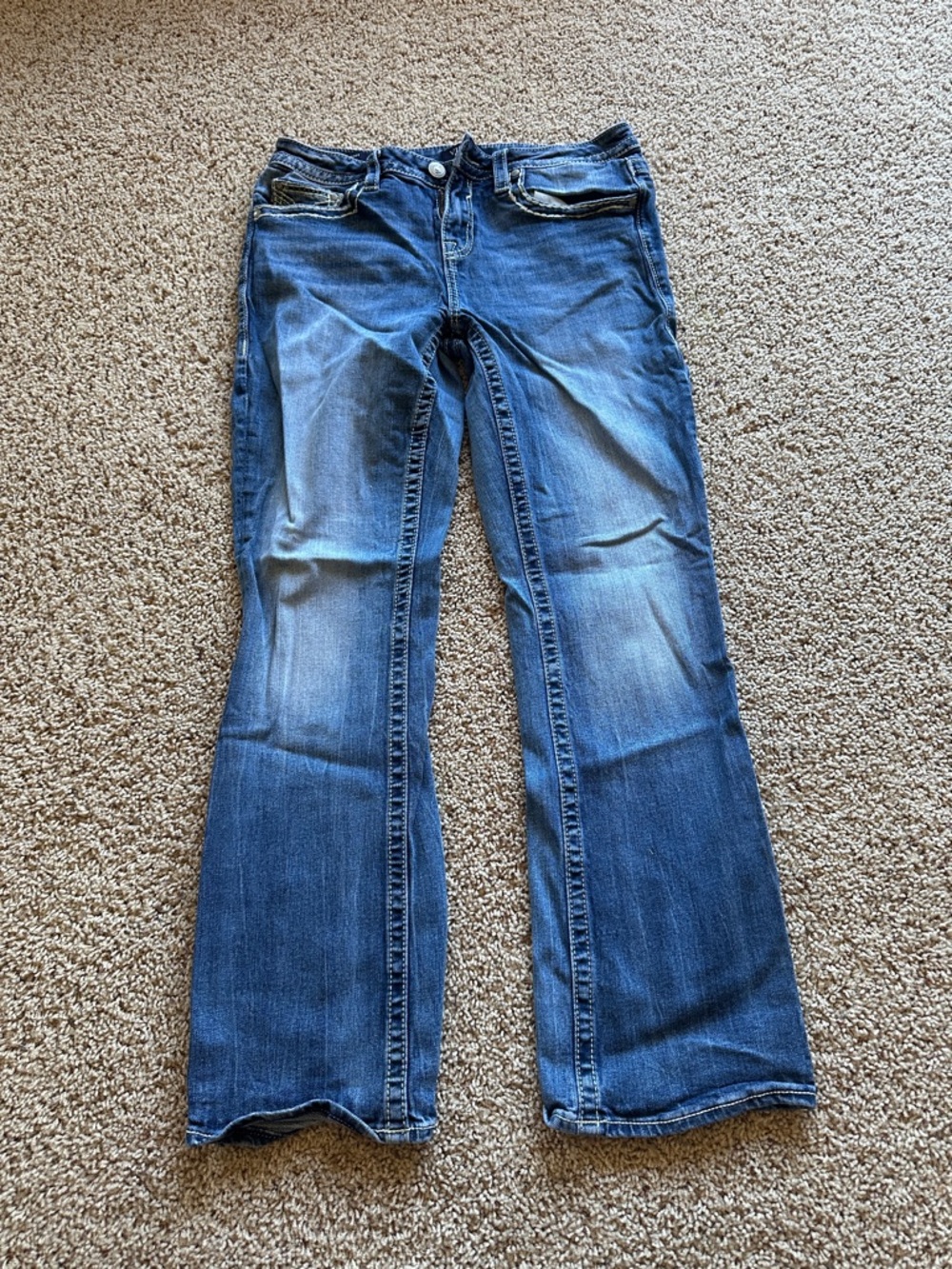 Vigoss Women's Blue Boot Cut Jeans